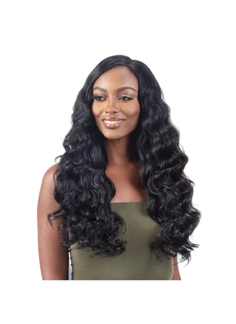 FREE TRESS FreeTress Equal HD Lace Front Wig Left Part Level Up Louisa 1B 