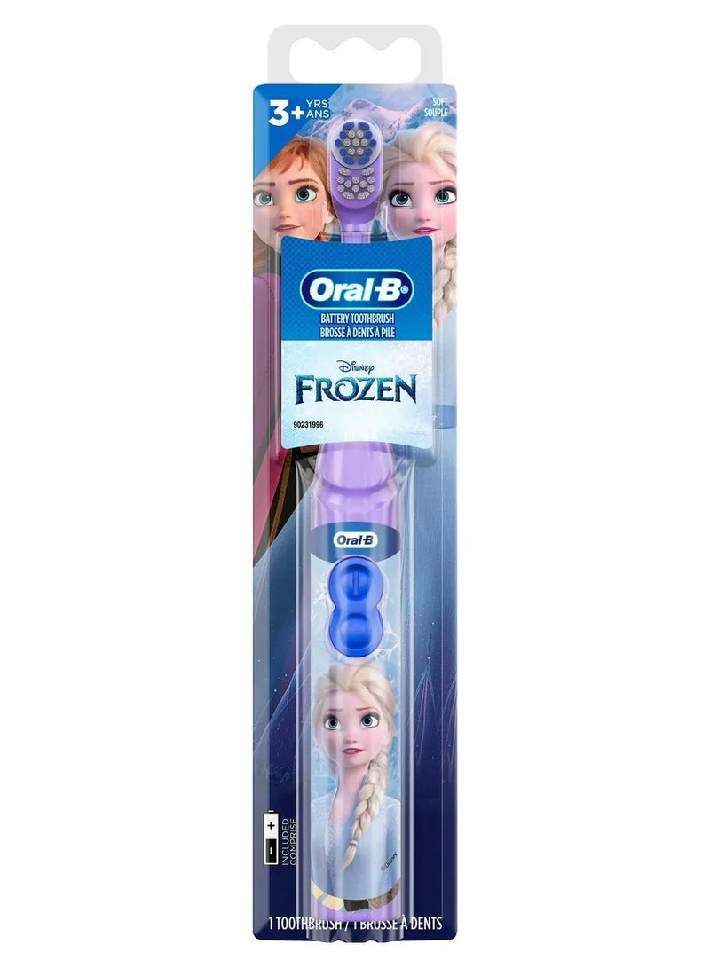 Oral-B Oral-B Kids Battery Power Electric Toothbrush Featuring Disney's Frozen for Children and Toddlers age 3+, Soft (Characters May Vary)