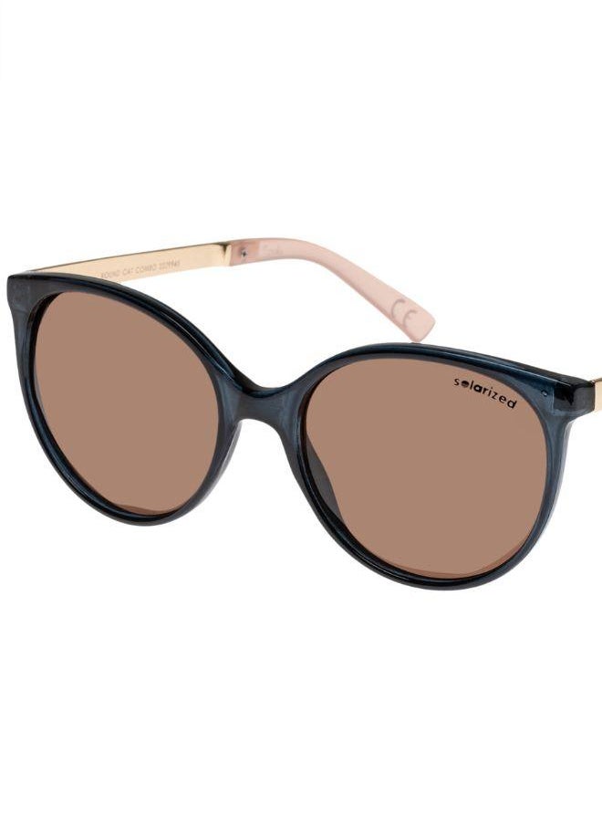 Solarized ROUND CAT COMBO Luxury Sunglasses for Men & Women – High Quality Designer Eyewear, UV Protection, Stylish Frames, Timeless Elegance, and Fashionable Eye Shades 