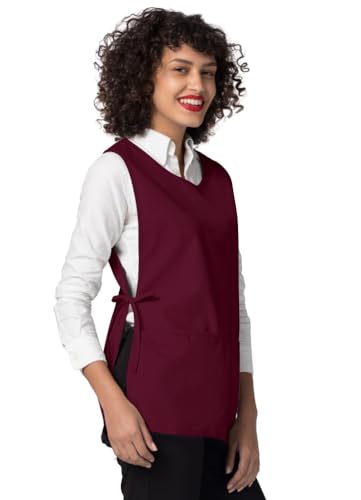 Adar Uniforms, Universal Cobbler Apron 3 Pack - Unisex Cobbler Apron - 7023 - Burgundy - R - Image 3