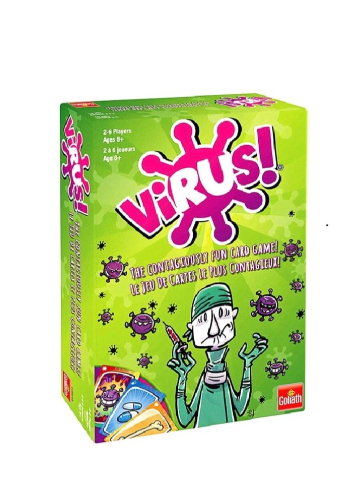 VIRUS GUARD - Virus-English Version Fun Infectious Card Game, Children Adult Family Party Entertainment Card Game, Parent-Child Interactive Toy Infection Game - Image 1