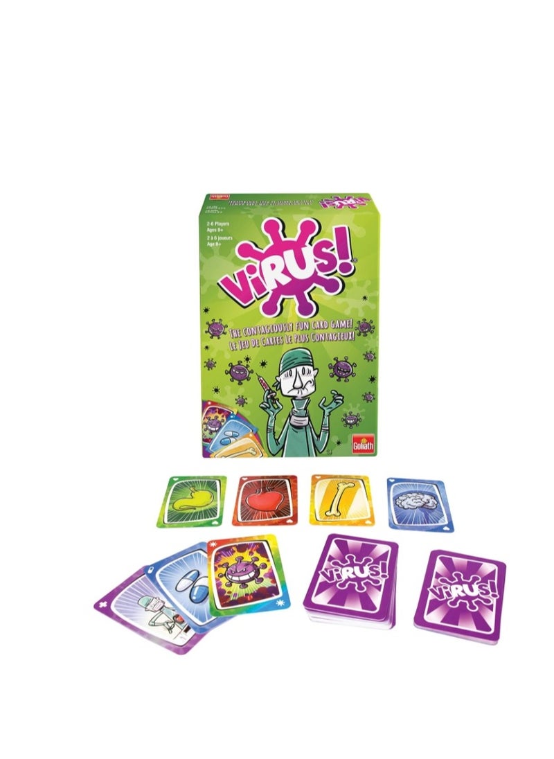 VIRUS GUARD - Virus-English Version Fun Infectious Card Game, Children Adult Family Party Entertainment Card Game, Parent-Child Interactive Toy Infection Game - Image 1