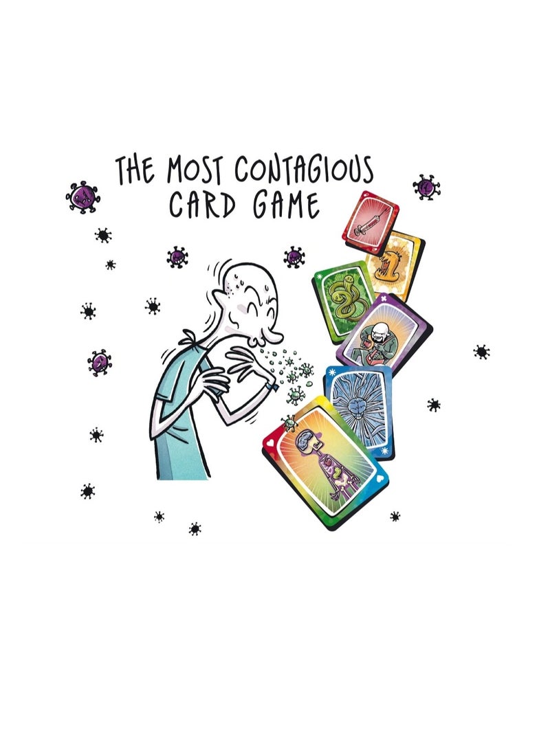 VIRUS GUARD - Virus-English Version Fun Infectious Card Game, Children Adult Family Party Entertainment Card Game, Parent-Child Interactive Toy Infection Game - Image 1