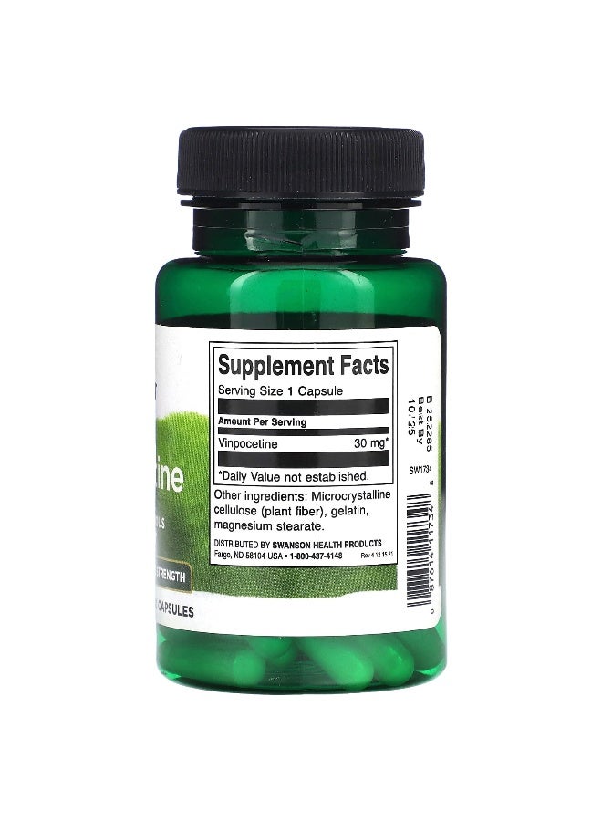 Swanson, Vinpocetine, 30 mg, 60 Capsules - Image 2