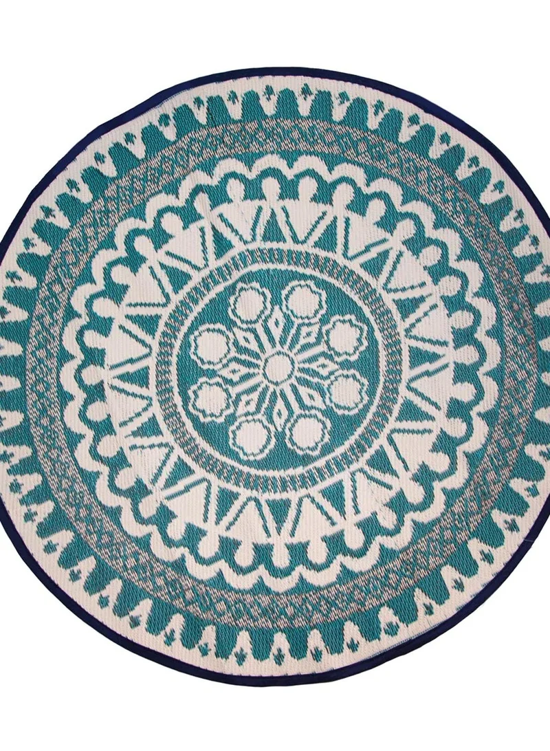 Talking Tables Souk, Round Outdoor Rug 120Cm X 120Cm