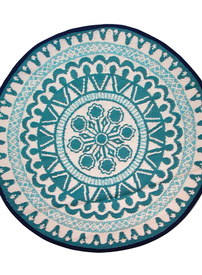 Talking Tables Souk, Round Outdoor Rug 120Cm X 120Cm