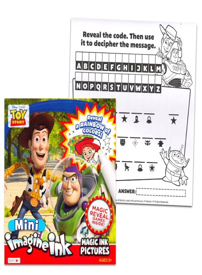 Imagine Ink Disney Pixar Magic Ink Coloring Book Super Set - 3 Imagine Ink Books Featuring Toy Story, Lion Guard, Disney Cars with Invisible Ink Pens and Stickers - Image 3