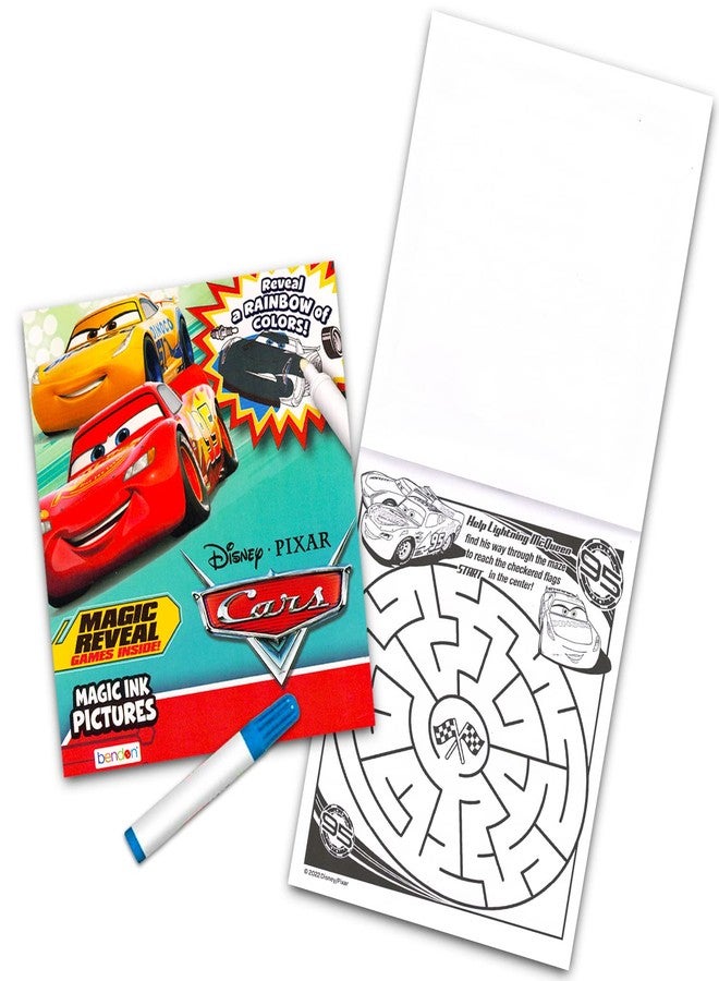 Imagine Ink Disney Pixar Magic Ink Coloring Book Super Set - 3 Imagine Ink Books Featuring Toy Story, Lion Guard, Disney Cars with Invisible Ink Pens and Stickers - Image 4
