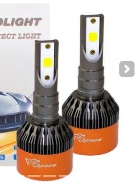 Space - LED Headlight Bulb White 48W 12V 8000LM H7 - Image 1