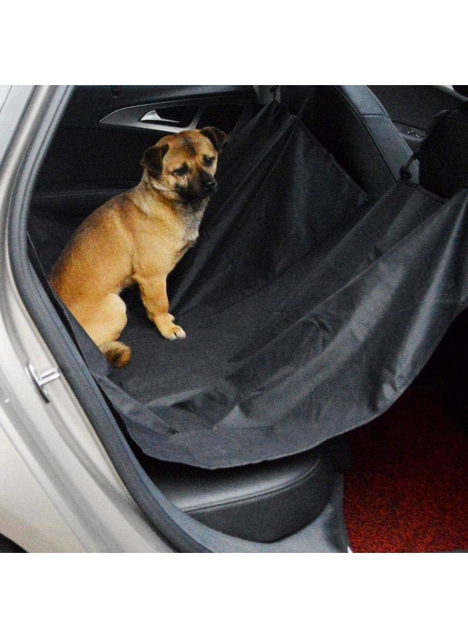 Petzoom Waterproof Pet Car Seat Cover for Dogs – Heavy-Duty Scratchproof Back Seat Hammock with Non-Slip Base, Side Flaps & Seat Anchors, Washable Dog Car Seat Protector for Cars - Image 4