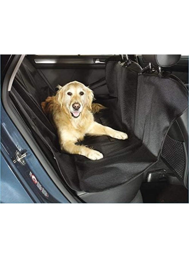 Petzoom Waterproof Pet Car Seat Cover for Dogs – Heavy-Duty Scratchproof Back Seat Hammock with Non-Slip Base, Side Flaps & Seat Anchors, Washable Dog Car Seat Protector for Cars - Image 2