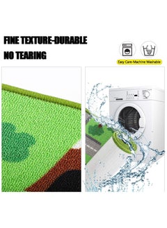 HQ-GAMING Kids Rug Educational Play Rug Traffic Road Kids Play Car Mat Large Learning Play Game Area Rug Kids Carpet for Playroom Living Room Nursery Room Decor (B, 80 * 120cm)  - Image 3