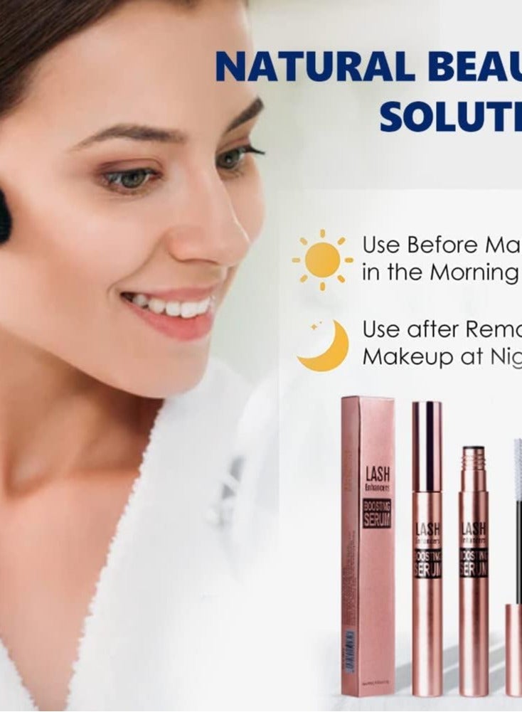 Semme Eyelash Growth Serum, Eyelash Growth Enhancer, Thicker & Longer Lashes, Eyelash Enhancer for Long & Delicious Eyebrows  - Image 3
