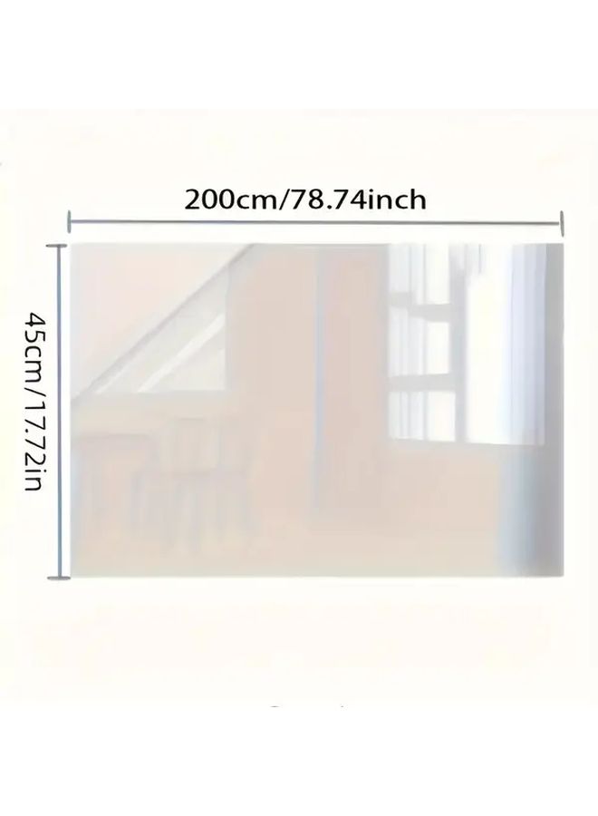 Heat Resistant PET Self Adhesive Kitchen Splash Guard 45cm x 2m Waterproof Oil Proof Backsplash - Image 3