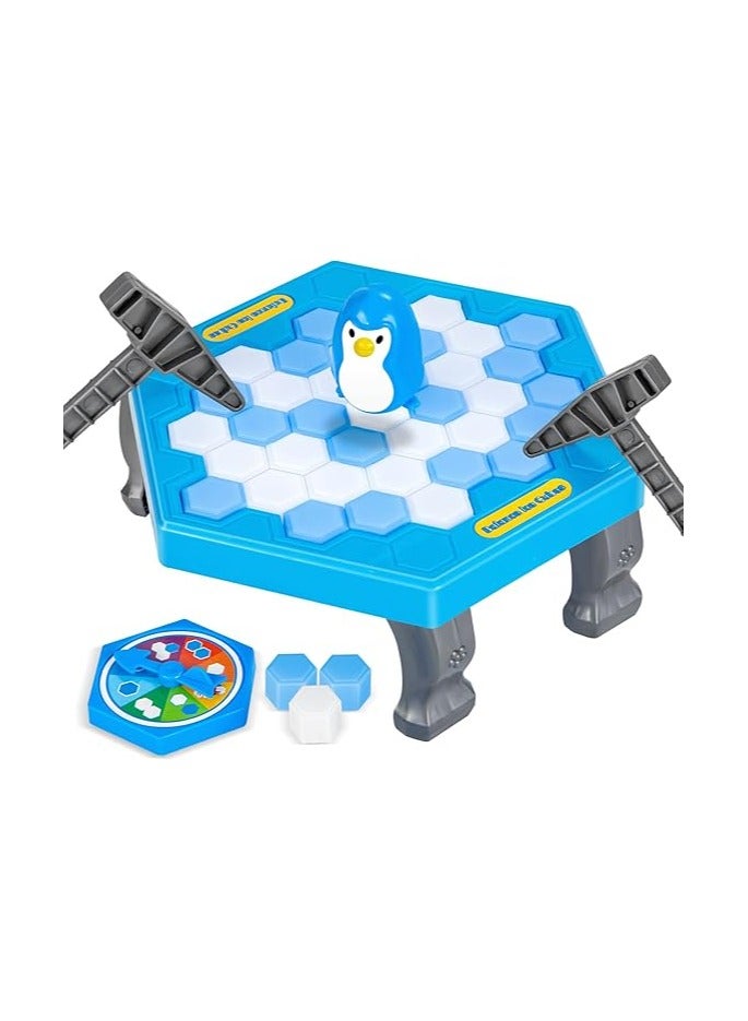 لعبة إنقاذ البطريق على الجليد، فخ البطريق، كسر الجليد، تفعيل حفلة عائلية، كسر الجليد، طاولة ألغاز للأطفال، طرق على المكعب - Image 1