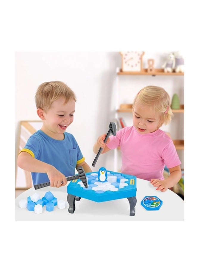 لعبة إنقاذ البطريق على الجليد، فخ البطريق، كسر الجليد، تفعيل حفلة عائلية، كسر الجليد، طاولة ألغاز للأطفال، طرق على المكعب - Image 2