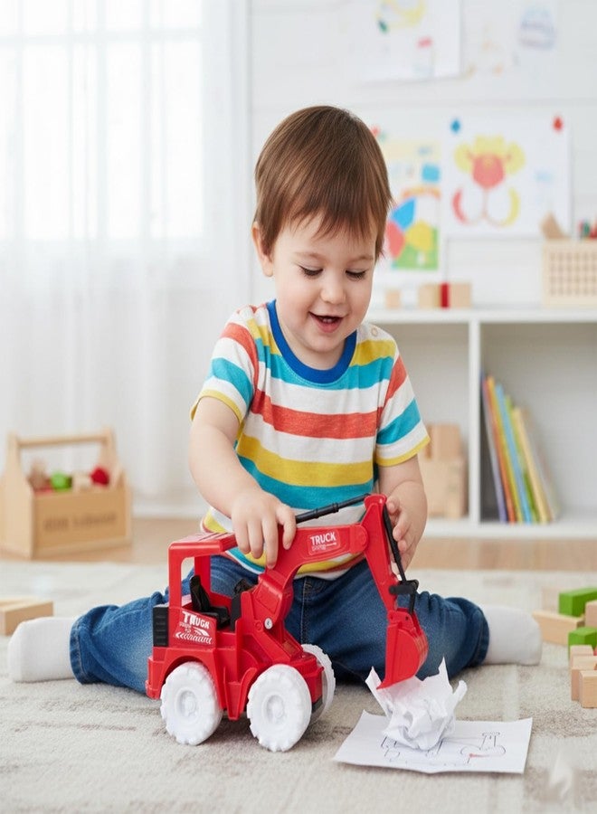 فيديو شاحنات ألعاب ماستي درايف، حفارة قتال شاحنات الصواريخ # شورت - (أحمر، 8031) - Image 2