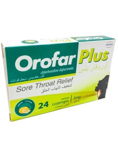 STADA Sore Throat Relief 24 Lemon Lozenges 2Mg 