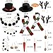 SEMETOR Snowman Kit 2Pack Christmas Snowman Decorating Making Kit Outdoor Fun Christmas Winter Holiday Party Decoration Gift Xmas Holiday Winter Party snow man kit Outdoor Fun Supplies for Kids Family - Image 4