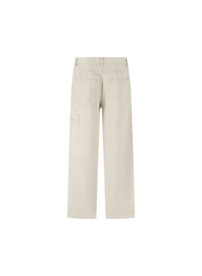 Zara men's Minimalist Solid Color Casual Versatile Business Commuter Pants - Image 3
