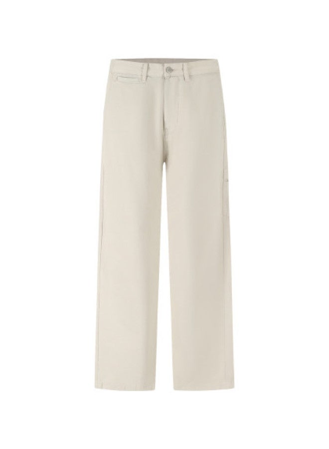 Zara men's Minimalist Solid Color Casual Versatile Business Commuter Pants - Image 1