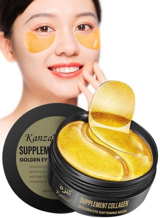 60 Pcs Supplement Collagen Eye Mask (30 Pairs) Under Eye Patch for Eye Bags & Anti-Aging Treatment Reduces Dark Circles Puffiness Anti Wrinkle Eye Mask, Eye Gel Patch Hydrogel Eye Patch Set - pzsku/Z31A62916087CBCDCB02CZ/45/_/1699360325/777391c5-6527-45a6-8f79-6ed17c49309a