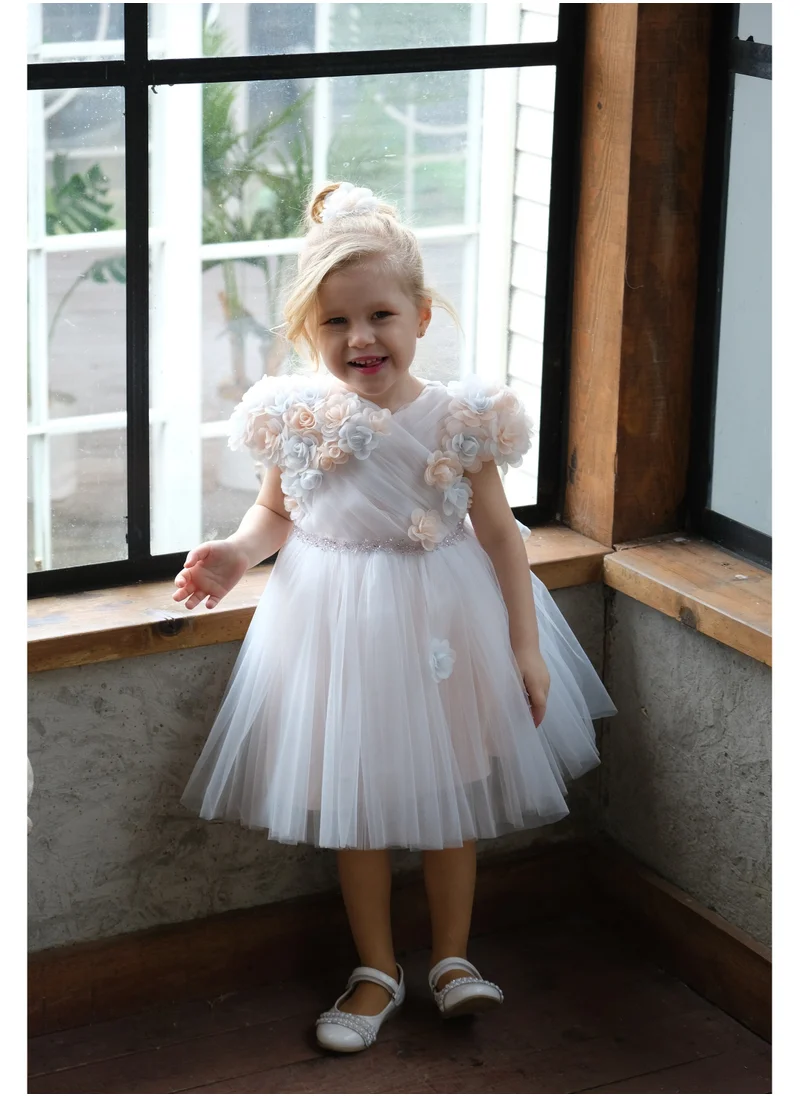 VIA BAMBINO Flower Girls Dress White 3224