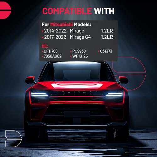 BDFHYK فلتر هواء المقصورة BDFHYK مع الكربون النشط متوافق مع ميتسوبيشي ميراچ 2014-2022، ميراچ G4 2017-2022، استبدال# CF11766، 7850A002 - Image 3