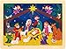 MoinKidz Nativity Scene Kids 24 Piece Puzzle for 3 Year Old Unique Shape Jigsaw Pieces Christmas Wooden Jigsaw Puzzles for Toddlers Ages 35 Preschooler Puzzle with Tray - Image 3