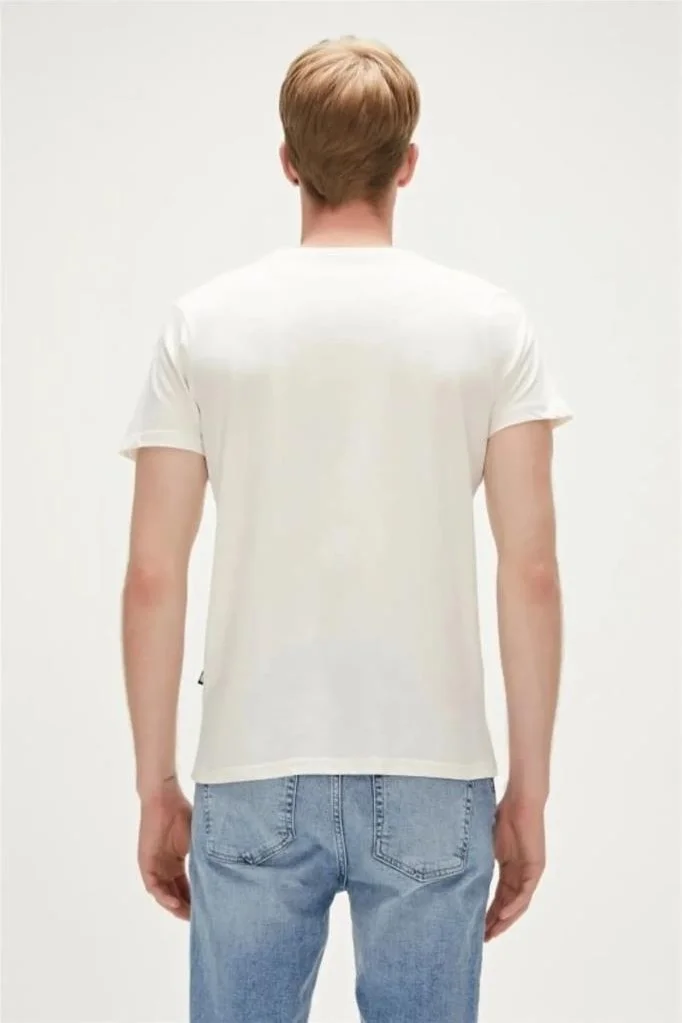 Bad Bear MANUSCRIPT T-SHIRT WHITE Men's T-Shirt 23.01.07.008-C04