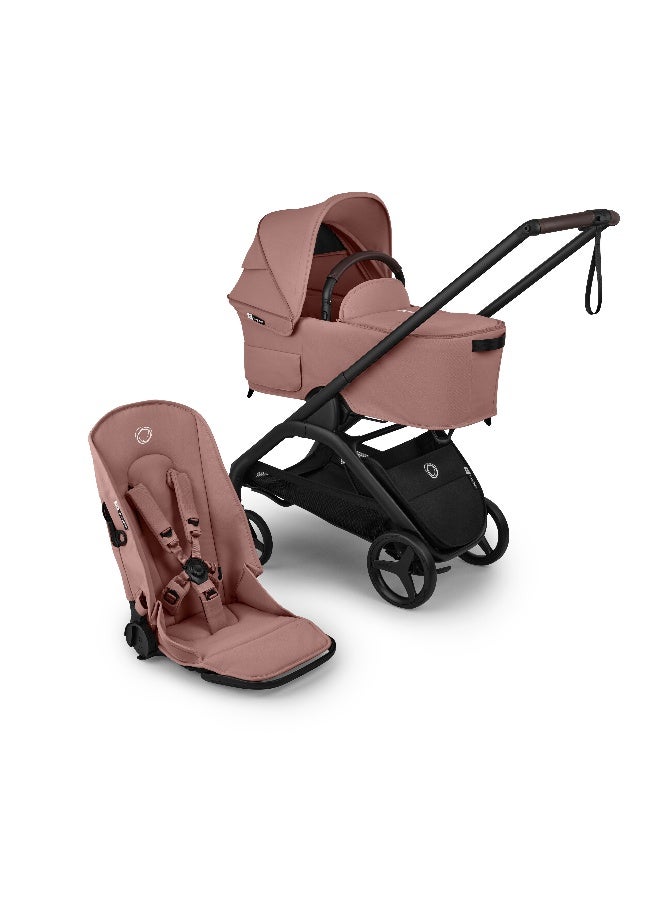 Bugaboo Dragonfly Plus Stroller Seat Complete, Dusty Pink - Image 3