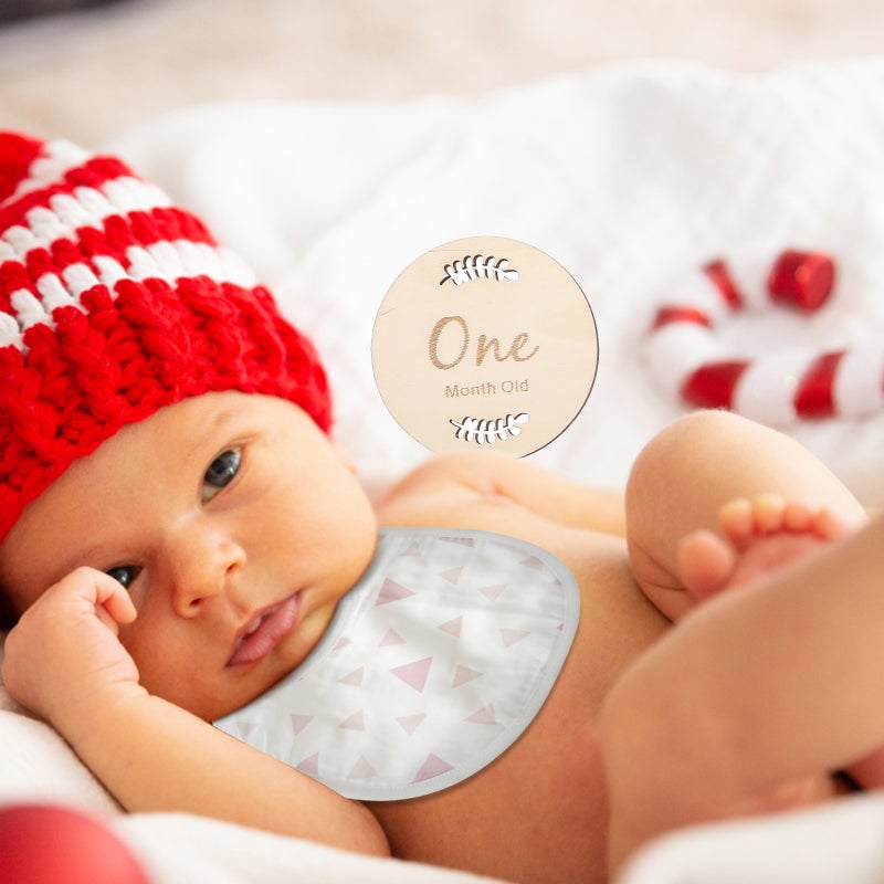 1 Set Baby Card Photo Card Pregnancy Marker - Image 1