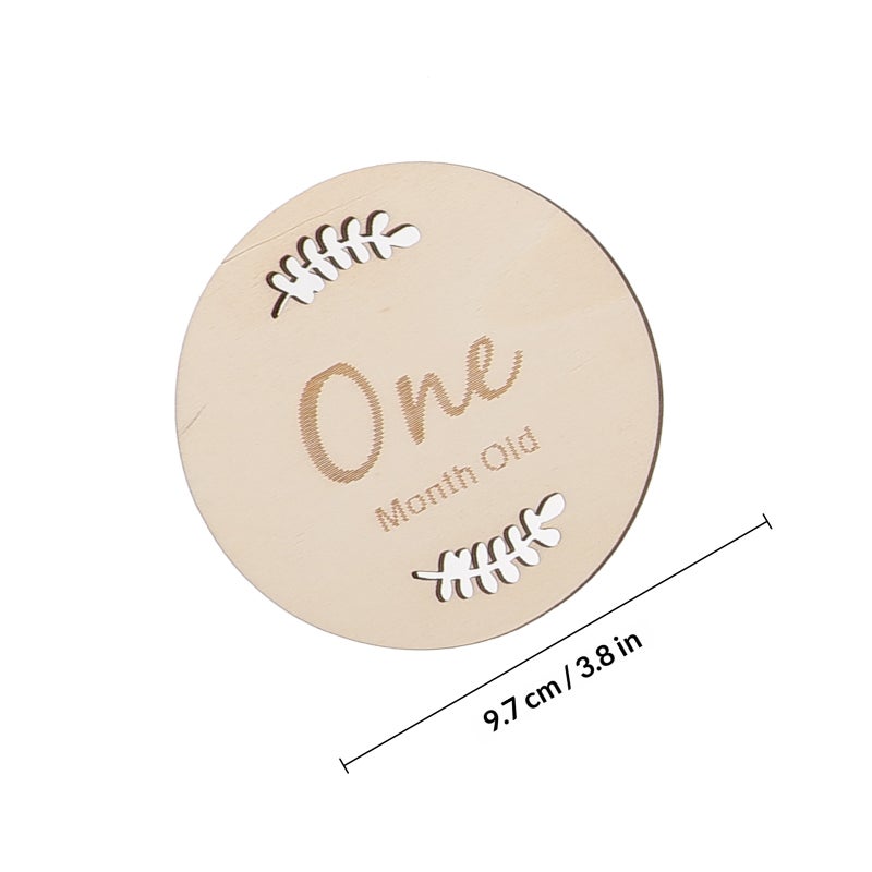 1 Set Baby Card Photo Card Pregnancy Marker - Image 2