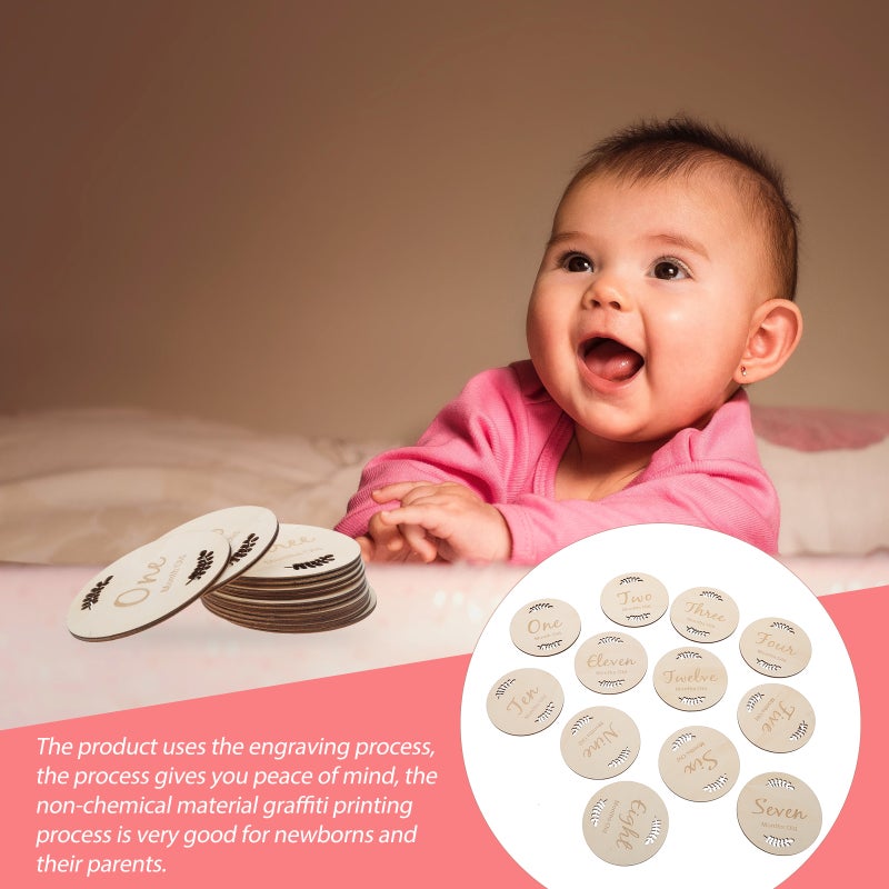 1 Set Baby Card Photo Card Pregnancy Marker - Image 5