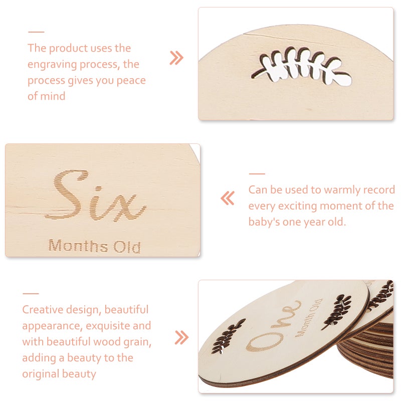 1 Set Baby Card Photo Card Pregnancy Marker - Image 4
