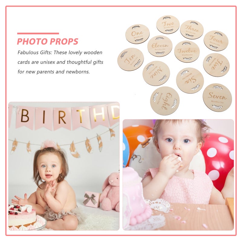 1 Set Baby Card Photo Card Pregnancy Marker - Image 3