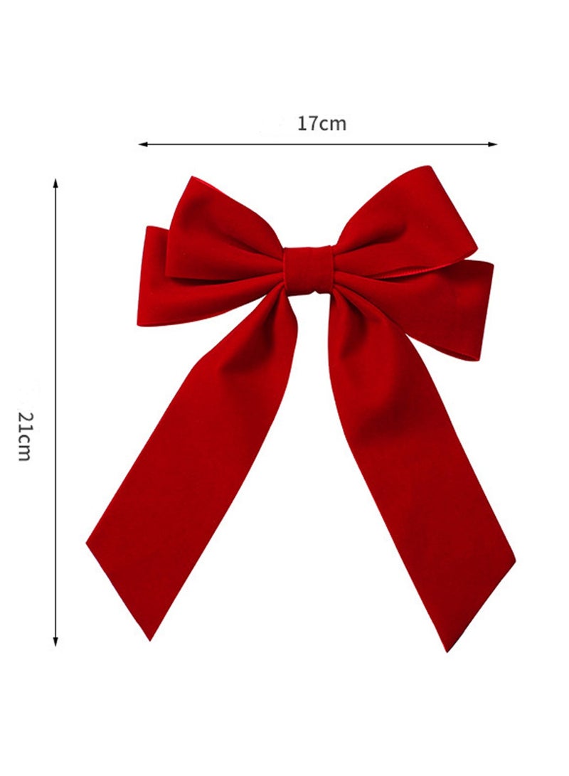2PCS Big Bows Hair Clip for Women Barrette Hair Bow Hairpin - Image 5