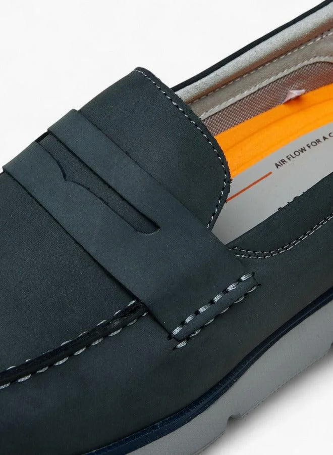 لو كونفورت حذاء لوفر سهل الارتداء بلون سادة