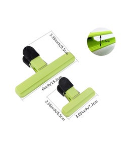 SUNSAR 9 Pcs Chip Bag Clips, Fresh Keeping Clamp Sealer Plastic Food Storage Clip for Food Storage Assorted Sizes Food Bag Clips for Kitchen Snacks  - Image 2