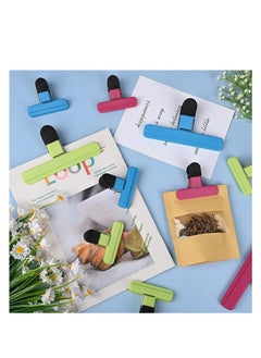 SUNSAR 9 Pcs Chip Bag Clips, Fresh Keeping Clamp Sealer Plastic Food Storage Clip for Food Storage Assorted Sizes Food Bag Clips for Kitchen Snacks  - Image 5