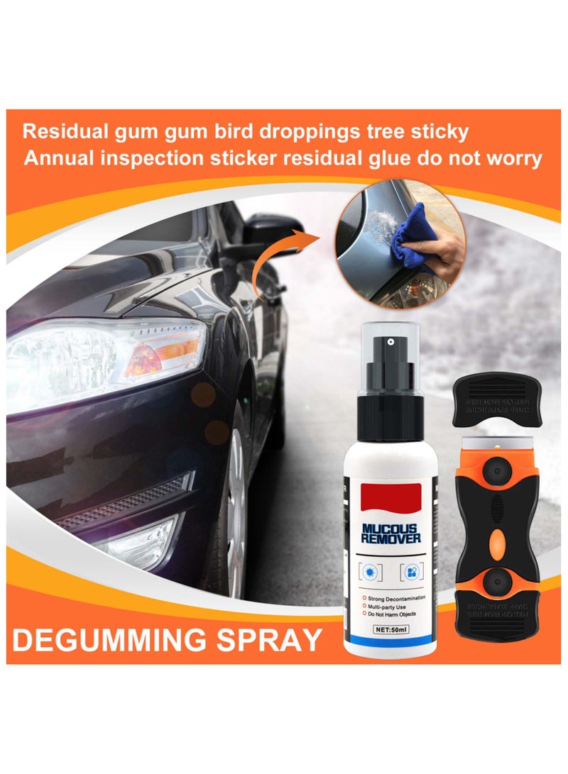Cobest Adhesive Remover, Glue Off Adhesive Remover, Sticker Remover, Decal Remover, Glue Remover with Plastic Razor Blade Scraper, Removing Labels, Versatile Cleaning Solution for Easy Removal - Image 3