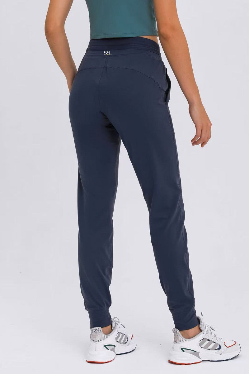 SVL Women's Modest Sweatpants with Pockets - Dark Blue - SVL - Image 4