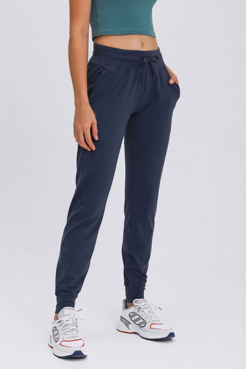 SVL Women's Modest Sweatpants with Pockets - Dark Blue - SVL - Image 3