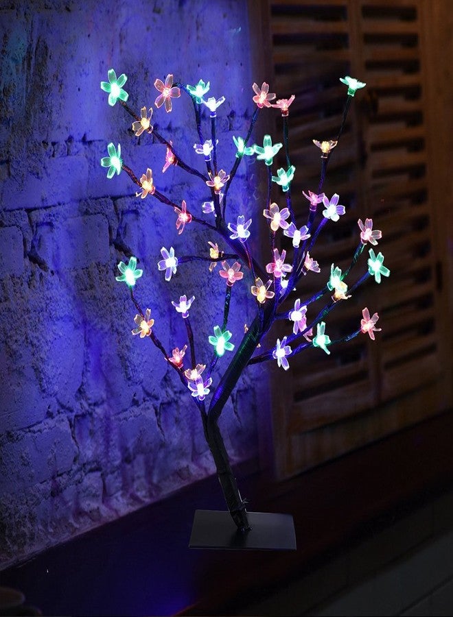 AtneP Tree Home Decoration 24 LED Lighting | Size 14 x 5 Inch | Festival Lamp Creative Gift Diwali Christmas Wedding Party Event - Multi Color - Image 4