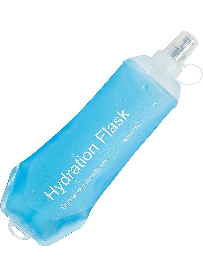 PROMASS Soft Flask, Tpu Foldable Running Hydration Flask, Soft Collapsible Water Bottle For Hydration Pack Cycling Marathon Running Hiking - Image 1