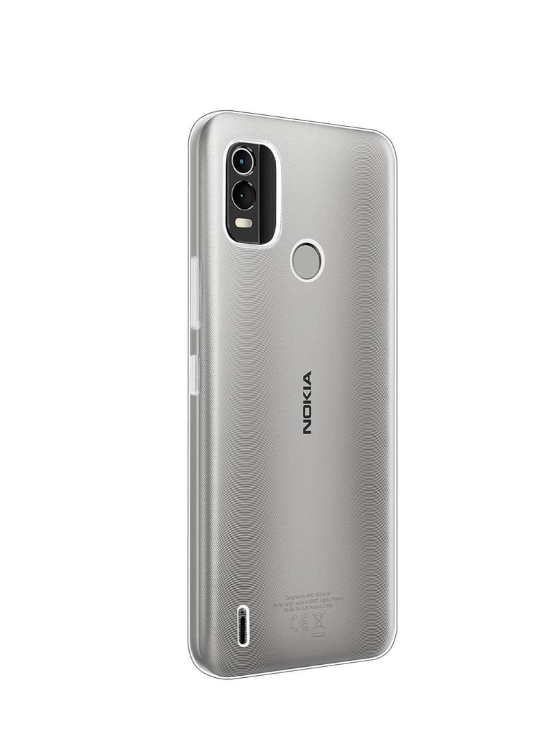 Case Compatible with Nokia C21 Plus Case Crystal Clear Soft TPU Gel Case Flexible Silicone Anti-Scratch Camera Protection Transparent TPU Cover - Image 3