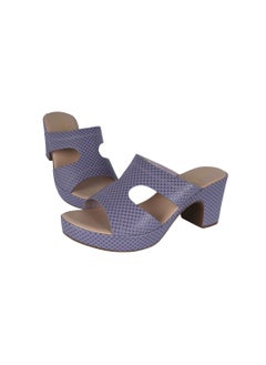 Michelle Morgan Michelle Morgan Ladies Block Heel Sandals  Purple 36  - Image 2