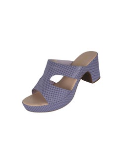 Michelle Morgan Michelle Morgan Ladies Block Heel Sandals  Purple 36  - Image 3