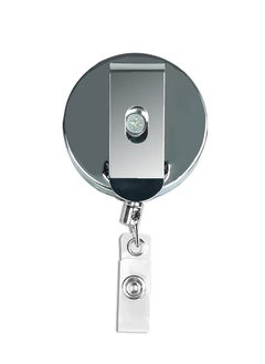 KASTWAVE Badge Reel, Retractable Badge Holder Carabiner Reel Clip on ID Card Holders Pack of 4, Sturdy Plastic Snap Strap  - Image 5