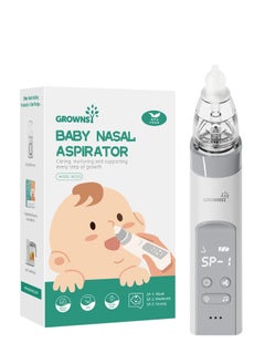 GROWNSY GROWNSY Nasal Aspirator for Baby, Baby Nose Sucker Pro with 3 Soft Silicone Tips, Adjustable Suction, Electric Nose Suction for Baby, Built-in Music & Light Soothing  - Image 1